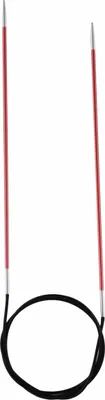 Produktbild von KnitPro Rundstricknadel ZING : 2,00mm 150cm Durchmesser: 2,00mm Länge cm: 150cm