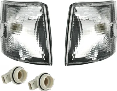 Produktbild von TYC Frontblinker Set für VW T4 8/1996-8/2003 in Schwarz Weiß + Fassung