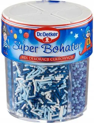 Obrázek produktu pro Dr. Oetker Super Bohater Mix posypka dekoracyjna 76 g