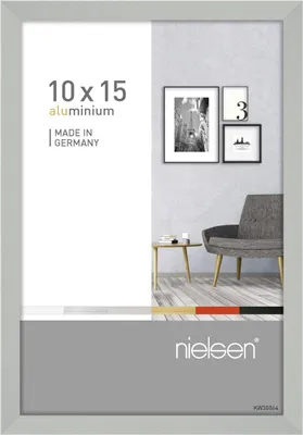 Produktbild von nielsen Aluminium Bilderrahmen Pixel, 10x15 cm, Silber Matt