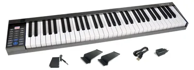 Digitales Midi-Keyboard, 61 Tasten, 129 Sounds, Bluetooth