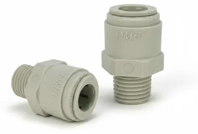 Produktbild von Adapter 1/4' AG auf 3/8' Schlauch (1 Stück)
