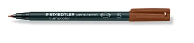 Obrázek produktu pro Staedtler® 313-7 Pero s tenkým hrotem Univerzální pero Lumocolor® - permanentní, S, hnědé