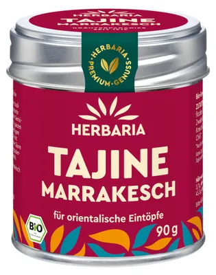 Produktbild von Tajine-Gewürz HERBARIA Marrakesch 90g Gewürzmischung für Tajine