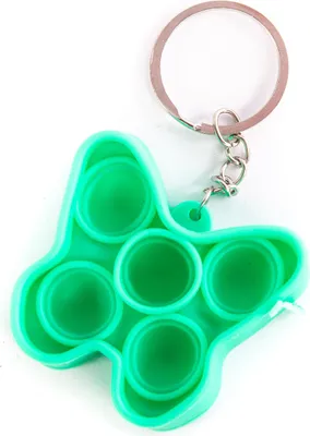 Produktbild von Mini Pop It Schmetterling - Kleines Fidget Toy Antistress Spielzeug Schlüsselanhänger