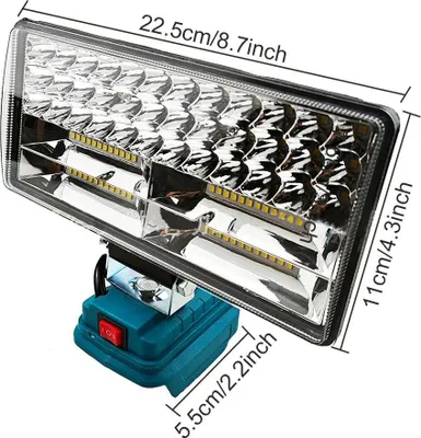 Produktbild von Tragbare Arbeitslampe - LED Baustrahler - Kabellos - 20,3 cm - Für 18 V Akku - Ohne Akku - Für Camping/Outdoor