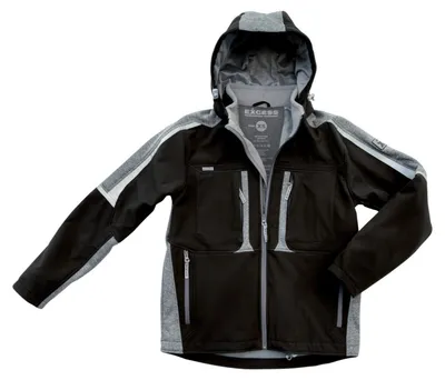 Produktbild von Excess Softshelljacke Proaktiv, Gr.XL schwarz/grau