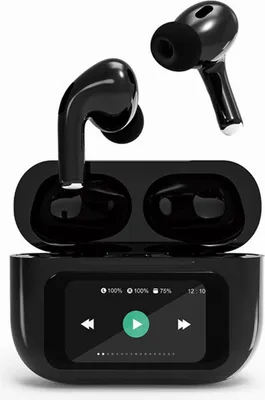 Produktbild von GEMBIRD Gembird GMB Audio TWS-LCD-ANC-01-BK Kopfhörer/Headset Wireless In-Ear Anrufe/Musik USB Typ-C Bluetooth Schwarz