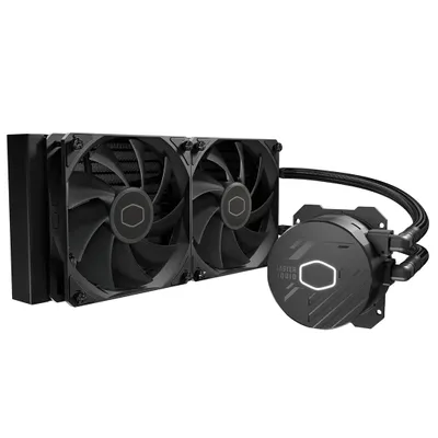Produktbild von Cooler Master MasterLiquid 240L Core Flüssigkeitskühler 240 mm Schwarz für Intel/AMD-CPUs