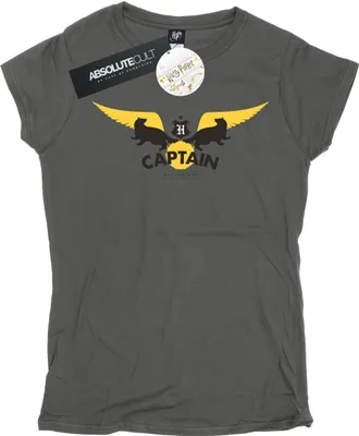 Produktbild von Harry Potter - "Hufflepuff" T-Shirt für Damen BI23772 (XXL) (Holzkohle)
