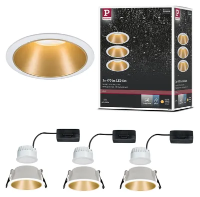 Produktbild von Paulmann LED Einbauleuchte Cole 3er-Set