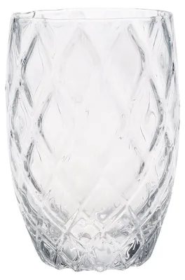 Produktbild von Losanghe Kollektion, 6er-Set Trinkgläser aus Klarglas, handgefertigt mit Diamantverzierung für ein elegantes und modernes Design