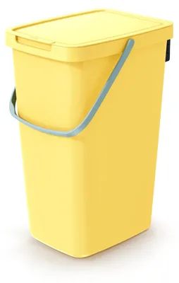 Immagine prodotto di Contenitore per rifiuti da cucina da 20 litri, con coperchio e sistema di fissaggio a parete