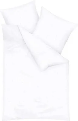 Immagine prodotto di Kaeppel Mako Satin Biancheria da letto Uni White 135x200 cm + 80x80 cm