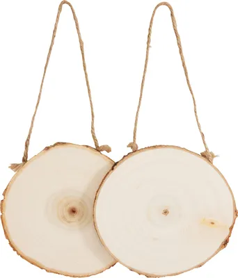 Produktbild von VBS Holzscheibe mit Jutekordel, Ø ca. 15,5 cm