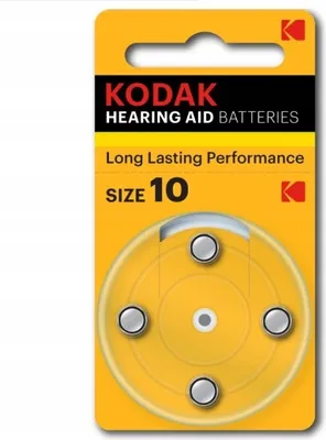 Zdjęcie produktu dla Baterie do Aparatów Słuchowych KODAK 10 PR70 6 szt