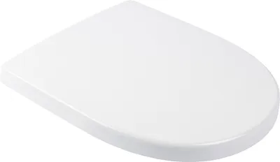 Produktbild von Calmwaters® Antibakterieller WC Sitz für Keramag iCon 204000 & 204060, D-Form mit Absenkautomatik, überlappend, aus Duroplast, Weiß - 26LP5381