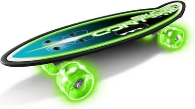 Produktbild von STAMP Skateboard 24 x 7 SKIDS CONTROL mit Griff und beleuchteten Rollen