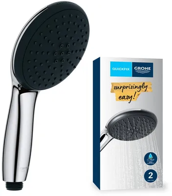 Produktbild von Grohe Handbrause 2 Strahlarten Vitalio Start 110 chrom