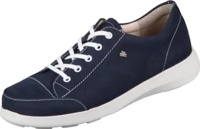 Produktbild von Finn Comfort Halbschuh Fataga 2866-832046, Nubukleder, Blau, Fußbett zum Wechseln 41