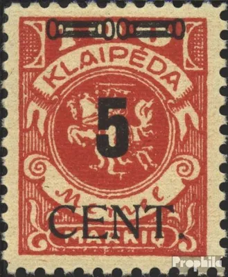 Produktbild von Briefmarken Memelgebiet 1923 Mi 188  postfrisch Aushilfsausgabe