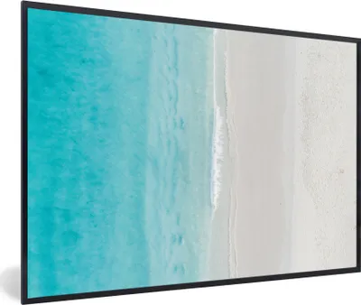 Produktbild von MuchoWow® MuchoWow® Gerahmtes Poster Strand - Meer - Insel 30x20 cm - Poster mit zchwarzem Bilderrahmen - Kunstdruck - Bild-Poster