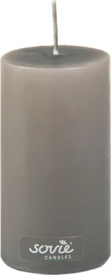 Produktbild von Stumpenkerze Braun, Ø 50 x 100 mm - Brenndauer ca. 28 Stunden