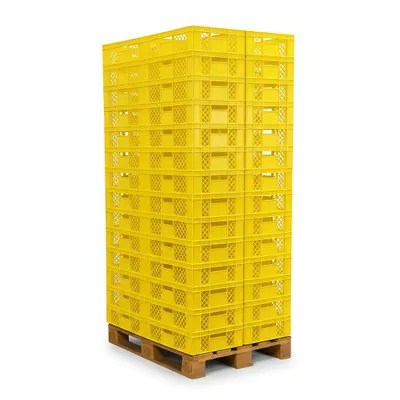 Produktbild von 56 Stück Bäckerkisten / Brotkisten 600 x 400 x 150 mm