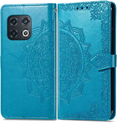 Image de imoshion Bibliothèque Mandala pour le OnePlus 10 Pro - Turquoise