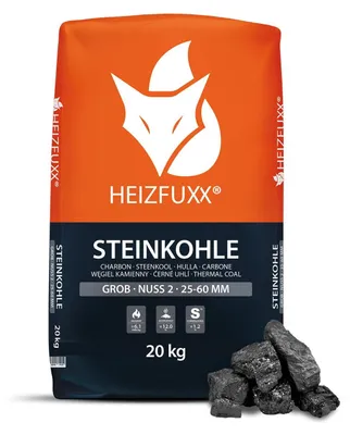 Produktbild von Heizfuxx Steinkohle 25-60 mm 20kg