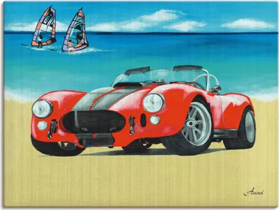 Produktbild von ARTland Leinwandbild Cobra Shelby 1962 Größe: 60x45 cm