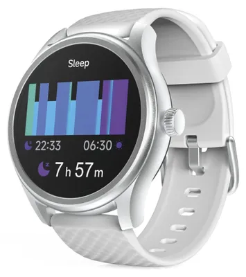 Produktbild von Hama Smartwatch 5010, rund, wasserdicht, 46 mm, Silber
