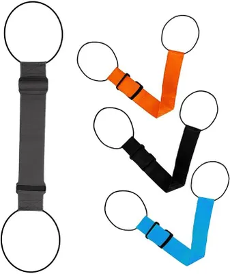 Produktbild von PolkaHome® 4er Set Gepäckriemen Elastisch Gepäckgurt Kofferriemen Trolleyriemen Handgepäck Befestigungsgurt Reisezubehör