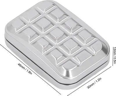 Produktbild von Metall-Fidget-Slider, magnetisches haptisches Spielzeug für Erwachsene, Bausteine zum Stressabbau, Dekompression, Silber