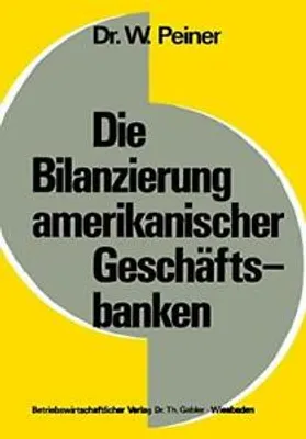 Obrázek produktu pro Die Bilanzierung amerikanischer Geschäftsbanken