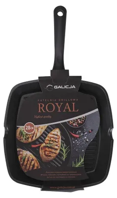 Produktbild von 28cm Antihaft-Grillpfanne Schwarz