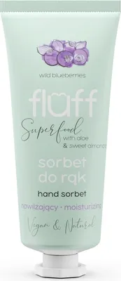 Produktbild von Fluff Superfood Sorbet do rąk Jagody Leśne, 50 ml