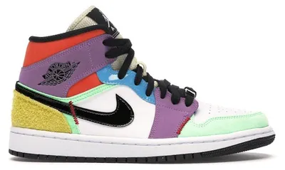 Image de Jordan 1 Mid SE, modèle multicolore (pour femmes) - Taille EU 38