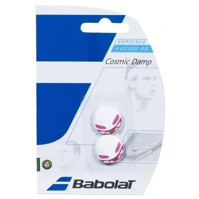 Zdjęcie produktu dla Zestaw 2 sztuk amortyzatorów do rakiet Babolat Cosmic Damp w różnych kolorach, kolor: różowy