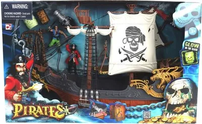Image de Bateau pirate avec 5 accessoires