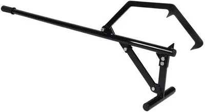 Produktbild von Hölzerner Harken 130 cm - Gummi-Griff mit Anti-Slip-Eigenschaft - Verstellbarer Kanteel-Haken - Holzfällerwerkzeug - Geeignet für Baumstämme bis 25 cm