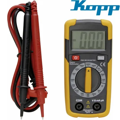 Produktbild von Kopp PAN Digitalmultimeter Micrometer 6 Funktionen 16 Bereiche Multimeter