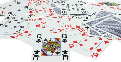 Produktbild von ASS Altenburger ASS COPAG® 100% Plastik Poker Jumbo Index blau.Kartenspiel