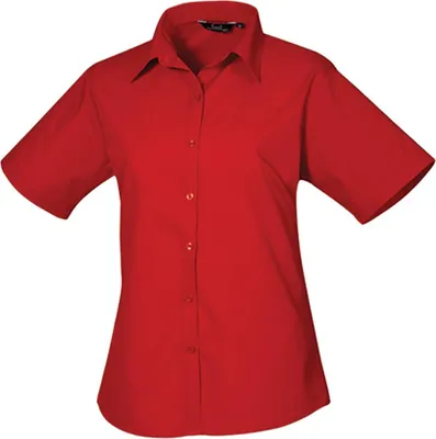 Produktbild von Premier Workwear Women´s Poplin Short Sleeve Blouse