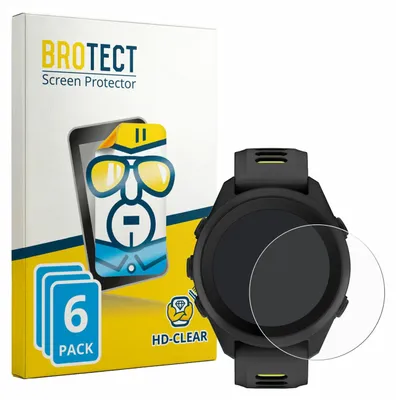 Produktbild von 6x Für Garmin Forerunner 170 Schutzfolie BROTECT Displayschutz Display Schutz Folie Klar Transparent