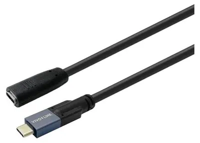 Obrázok produktu pre Vivolink PROUSBCMF2, 2 m, USB C, USB C, USB 3.2 Gen 2 (3.1 Gen 2), Čierna