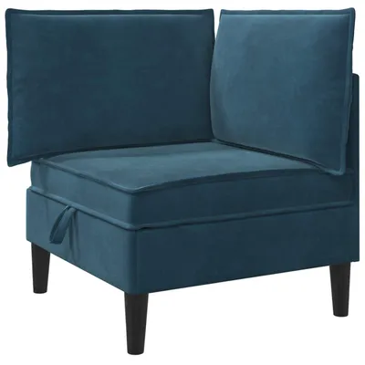 Immagine prodotto di Divano con contenitore VidaXL in velluto blu