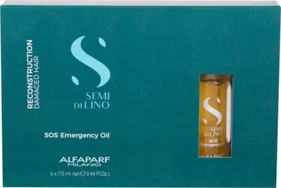Zdjęcie produktu dla Alfaparf Ampullen Alfaparf Semi di Lino Reconstruction SOS Emergency Oil 6x13ml