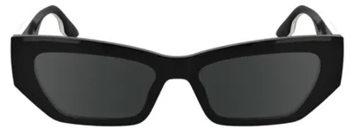 Produktbild von KARL LAGERFELD Uni Adult Sunglasses KL6160S - Black with Solid Smoke Lens