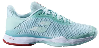 Produktbild von Babolat Jet Tere Clay Tennis Sandplatz Tennischuhe Sportschuhe türkis/weiß 31S23688-4103, Schuhgröße:37 EU